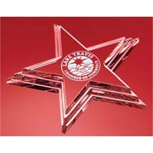 Polaris - For A Star With A Twist, Choose This Paperweight Made Of Pure Optic Crystal