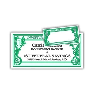 .019" - 4 1/8" X 2 1/16" Dollar Bill Stock Mini Magnet With Digital 4-color Process Print