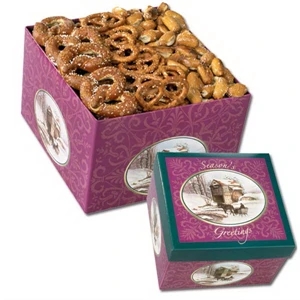 Utz(r) Snack On - Pretzels 3-way Gift Box With Utz Brand Hard, Specials And Nugget Pretzels