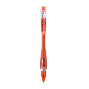 Zebra Candy - Orange - Retractable Ballpoint Pen With Fun And Fashionable Plastic Barrel
