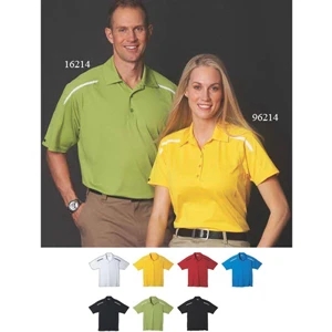Nyos - All-in - Men's Polo Shirt Made Of Micro Polyester Textured Knit With Wicking Finish