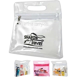 Official Size Airline Vinyl Airline Carry-on Tote, Gusseted For Extra Volume