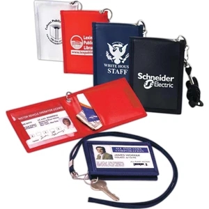 The Identifier - Security Id Carrier With Matching Color Lanyard With Keyring