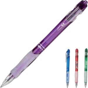 Zany - Translucent Ballpoint Medium Black Ink Pen With 1.2 Mm Tungsten Carbide Ball