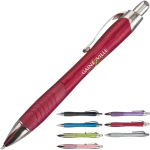 Raptor - Sale 5-7 Day Production - Pen With Matte Metallic-tone Contoured Barrel And Matching Ribbed Rubber Gripper