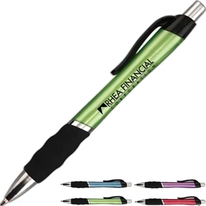 Rhea - Catalog 5-7 Day Production - Ballpoint Pen With Distinctive Pearl Effect Barrel And Chrome Accented Findings