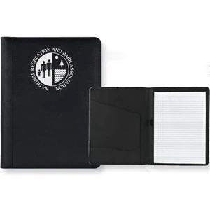 Solutions - Catalog 5-7 Day Production - Black Rugahyde Portfolio With 2 Small Interior Pockets On Document Flap