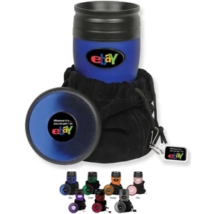 Softouch - Catalog 5-7 Day Production - Tumbler Gift Set With 16 Oz Double Wall Tumbler, Plastic Coaster And Key Ring
