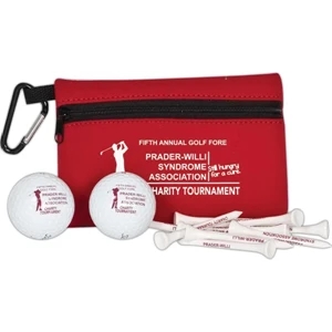 Tournament Wilson Ultra (r) - Golf Outing Pack With Neoprene Ditty Bag, 10 Tees And 2 Golf Balls