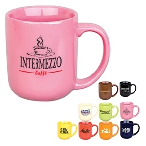 16 oz. Vibrant Color Glossy Ceramic Mugs