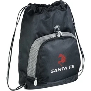 Slazenger (r) Turf Series - Cinch Bag Made Of 420 Denier Diamond Dobby, 600d Polycanvas And Air Mesh