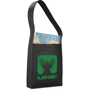 Cross Town - Non-woven Polypropylene Tote Bag With Single 33" Handle