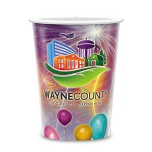 Reusable White Plastic Cup-17 Oz.-full Color- 5-day Std; Rush: 2,3,or 4-day