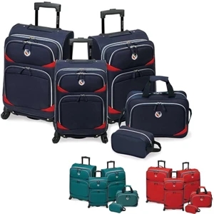 San Vincente - 5 Piece Set Luggage, Made Of 600 Denier Polyester. Blank