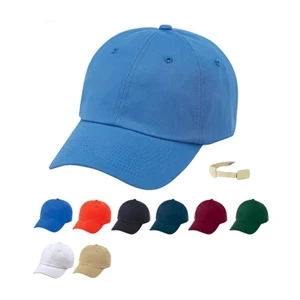 Storm - Low Crown 100% Heavy Cotton Twill Unconstructed Cap With Self Fabric Velcro Strap