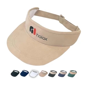 Pro Style Deluxe 100% Brushed Cotton Twill Visor With Pro Stitch On Crown