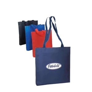 600d Poly Tote Bag With Heavy Vinyl Backing, 14 1/2" X 15 1/2" X 1 1/4"