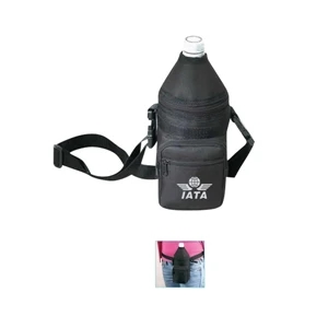 600 Denier Polyester 2 Ways Bottle Holder Pack With Heavy Vinyl Backing