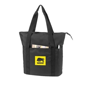 Eco-friendly Collection - Recycled Zippered Tote Bag Made Of Eco 100% Post Consumer Recycled Pet