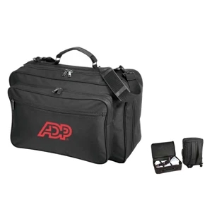 Polyester 3-way Briefcase, Backpack And Carry On With Heavy Vinyl Backing