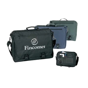 600 Denier Polyester Deluxe Expandable Briefcase With Heavy Vinyl Backing