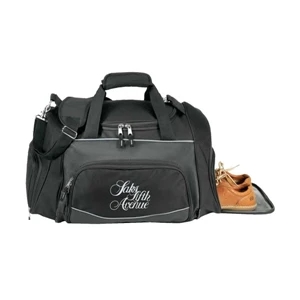 Deluxe Duffel Bag With Shoe Storage Of Polyester And Simulated Polyester