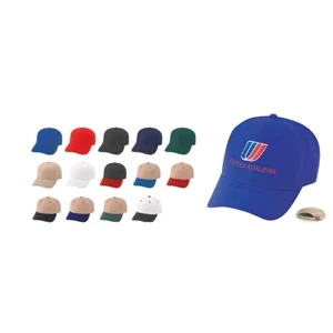 Low Crown Unconstructed Heavy Brushed Cotton Twill Cap With A Self Fabric Strap