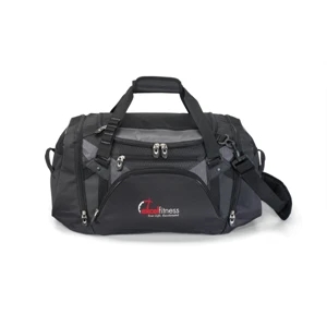 Vertex (tm) - Black - Tech Duffel With Adjustable, Removable Shoulder Strap With Non-slip Pad