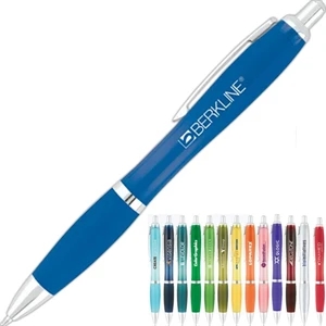 Curvaceous Translucent Color Barrel Gel Pen With Smooth Flow Gel Ink