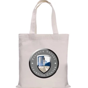 Mini Economy - Vivid Expressions (tm) - Natural Quality Cotton Sheeting Tote Bag