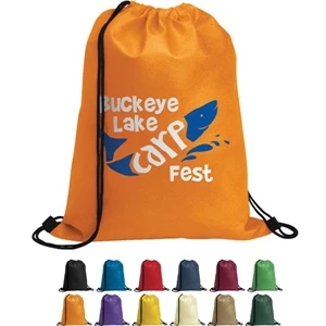 Poly Pro Value - Silkscreen - Non-woven Polypropylene Sport Pack With Double Drawcord Closure