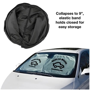 Catalog 5-7 Day Production - Car Sun Shade That Pops Open And Folds Down Easily