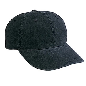 Unstructured Bull Denim Pro Style Cap With Adjustable Press Buckle. Blank