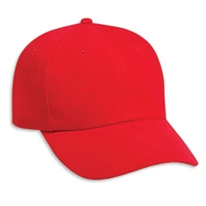 Low Fitting Six Panel Brushed Bull Denim 100% Cotton Pro Style Cap. Blank