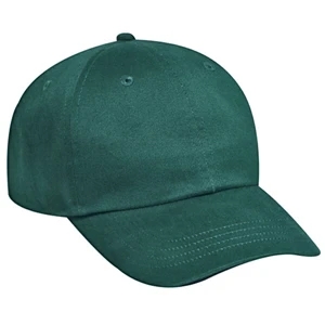 Brushed, Solid Color, Six Panel Soft Crown Cap In 100% Cotton Twill. Blank