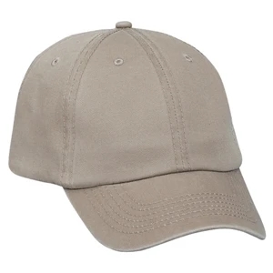 Deluxe Garment Washed Cotton Twill Low Fitting Pro Style Six Panel Cap. Blank