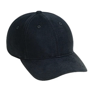 Solid Color Structured Six Panel Superior Brushed Cotton Twill Pro Style Cap. Blank