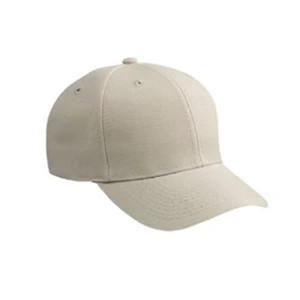 Low Fitting, Polyester/alternative Wool Blend Six Panel Pro Style Cap. Blank