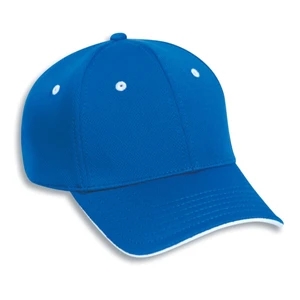 Low Fitting, Structured, Six Panel Polyester Cool Mesh Pro Style Cap. Blank