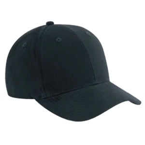 Solid Color, Six Panel Brushed Cotton Twill Pro Style Cap With Low Profile. Blank