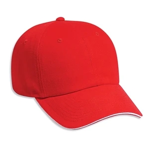 Unstructured Six Panel Brushed Bull Denim Low Profile Pro Style Cap. Blank