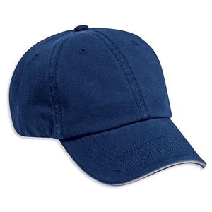 Six Panel Superior Garment Washed Cotton Twill Solid Color Pro Style Cap. Blank