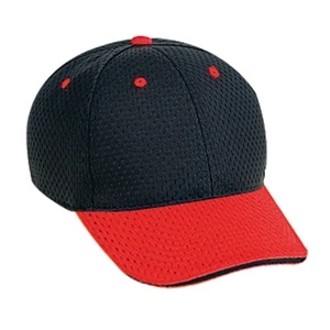 Polyester Pro Mesh Pro Style Low-fitting Two Tone Cap With Six Panels. Blank