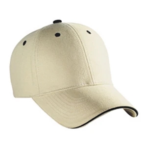Solid Color, Low-fitting Six Panel Brushed Cotton Canvas Pro Style Cap. Blank