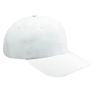Polyester Microfiber Six Panel Pro Style Cap With Bendable Soft Visor. Blank