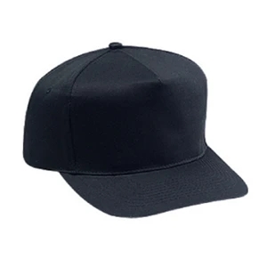 Structured Five Panel Cotton Twill Pro Style Cap With Firm Front Panel. Blank