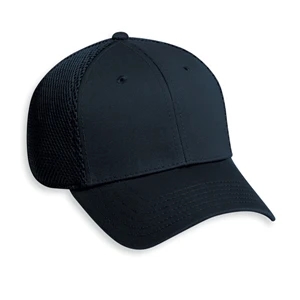 Cotton Twill With Stretchable Polyester Air Mesh Back Pro Style Cap. Blank