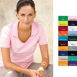 Jerzees (r) - S- X L Neutrals - Ladies' 5.6 Oz. 50% Cotton/50% Polyester Jersey Polo Shirt. Blank Product