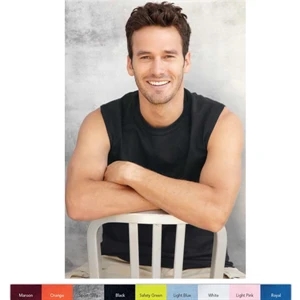 Gildan (r) - Neutrals S- X L - Adult Preshrunk 6.1 Oz 100% Cotton Sleeveless T-shirt. Blank Product
