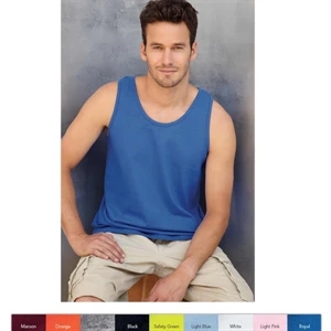 Gildan (r) - Heathers S- X L - Preshrunk 6.0 Oz 100% Cotton Tank Top. Blank Product